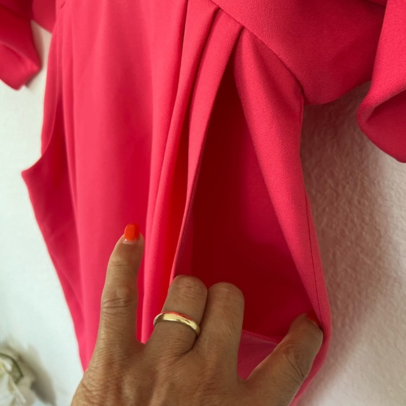 & Other Stories Batwing Open back Midi Dress 4. - Picture 6 of 12